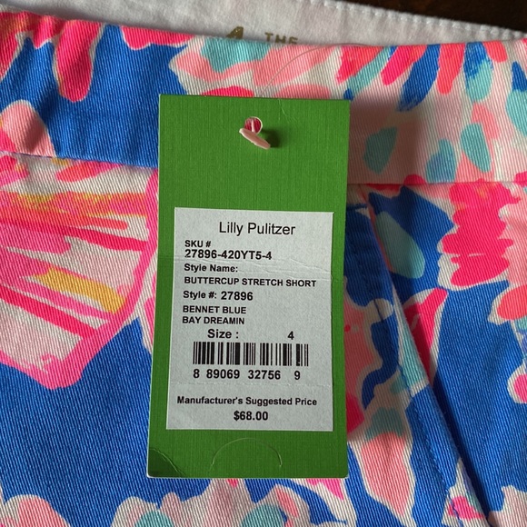 Lily Pulitzer Buttercup Stretch Short - Picture 3 of 6